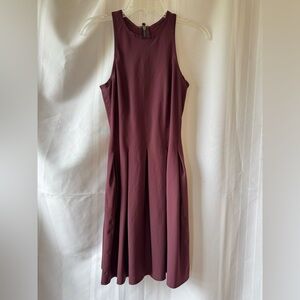 Lululemon Here To There Dress Bordeaux Fit & Flare